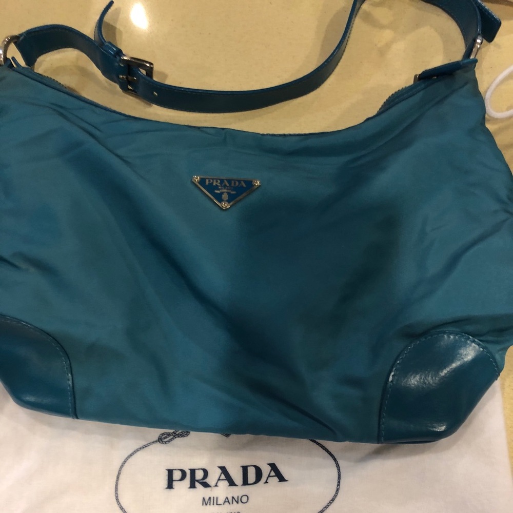 Prada Blue Bag Vintage
